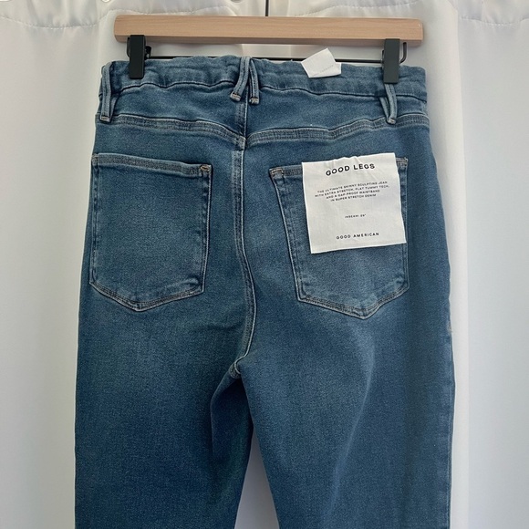 GOOD AMERICAN GOOD LEGS SKINNY JEANS SIZE 15 NWT - Picture 7 of 8